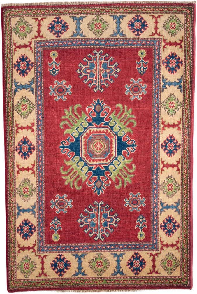 2' 9 x 4' 2 Hand Knotted Kazak Rug