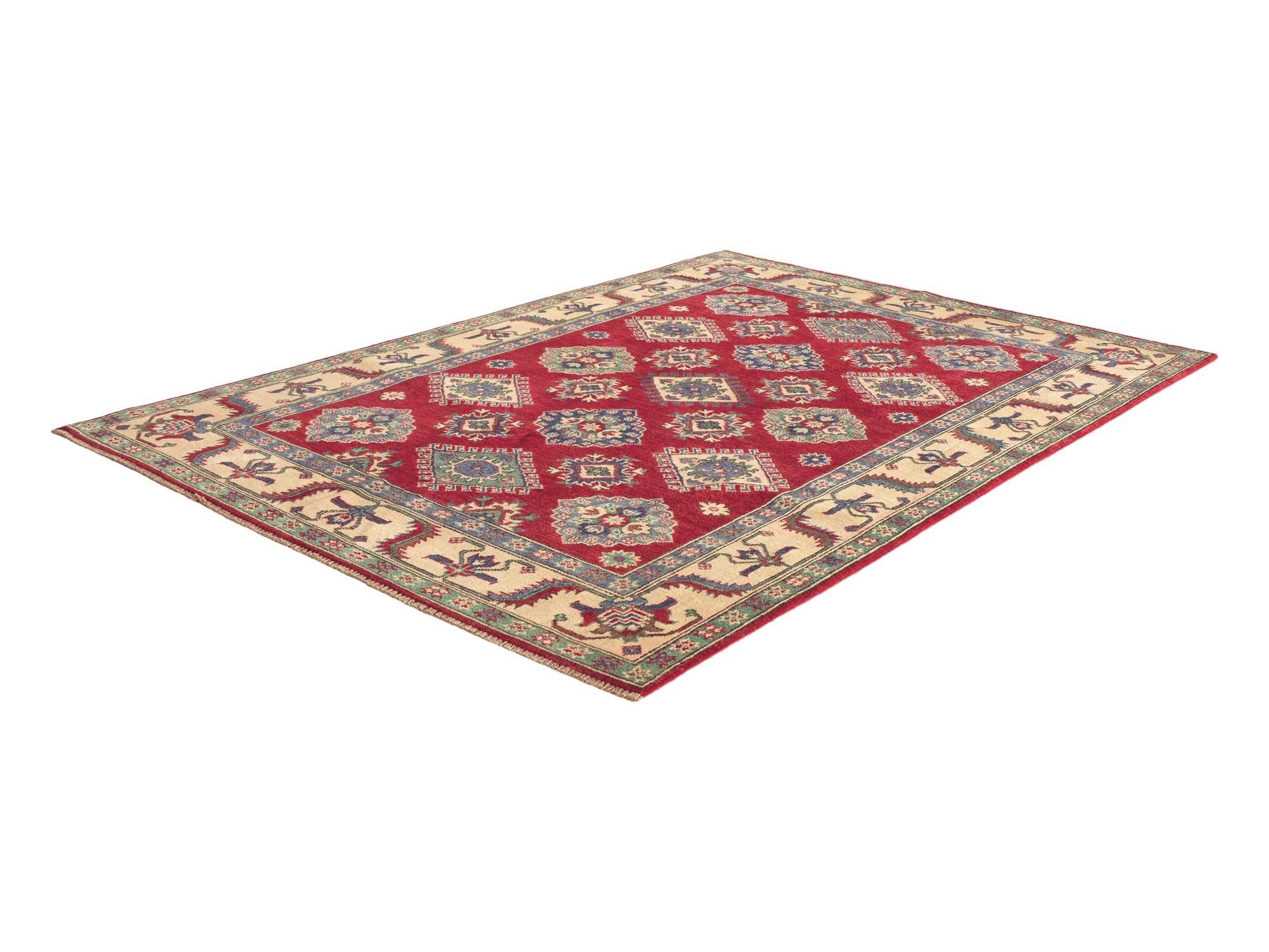 155cm x 215cm Hand Knotted Kazak Rug