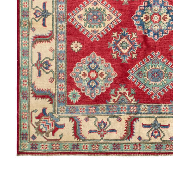 5' x 7' 1 Hand Knotted Kazak Rug