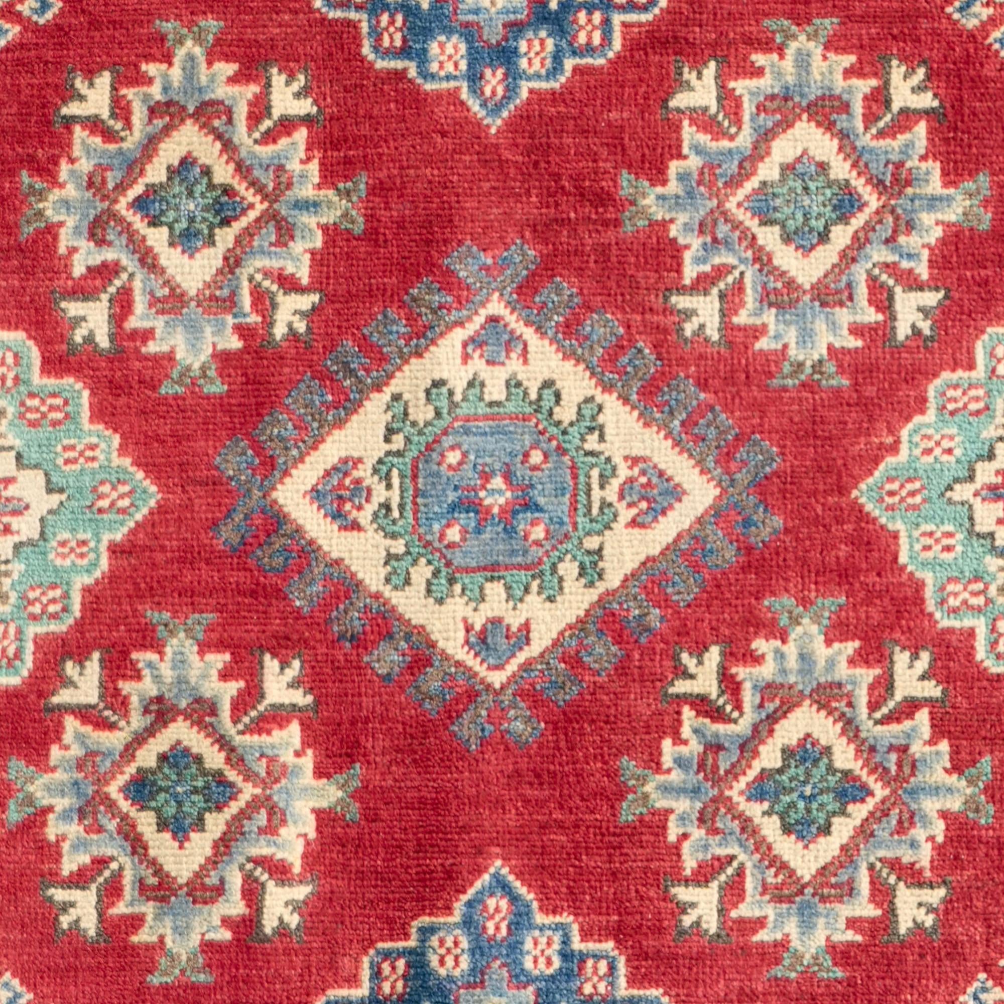 5' x 7' 1 Hand Knotted Kazak Rug