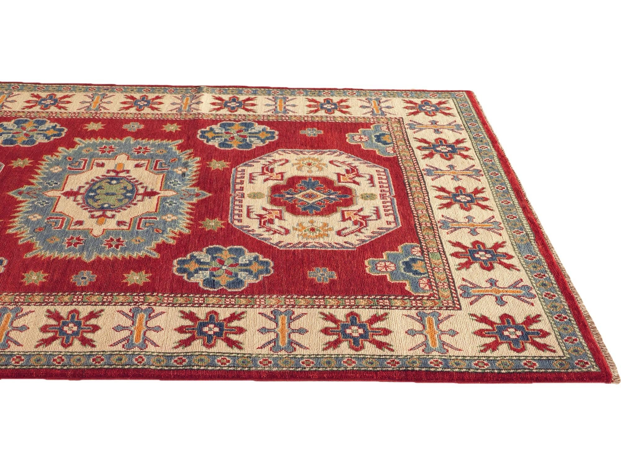 150cm x 220cm Hand Knotted Kazak Rug