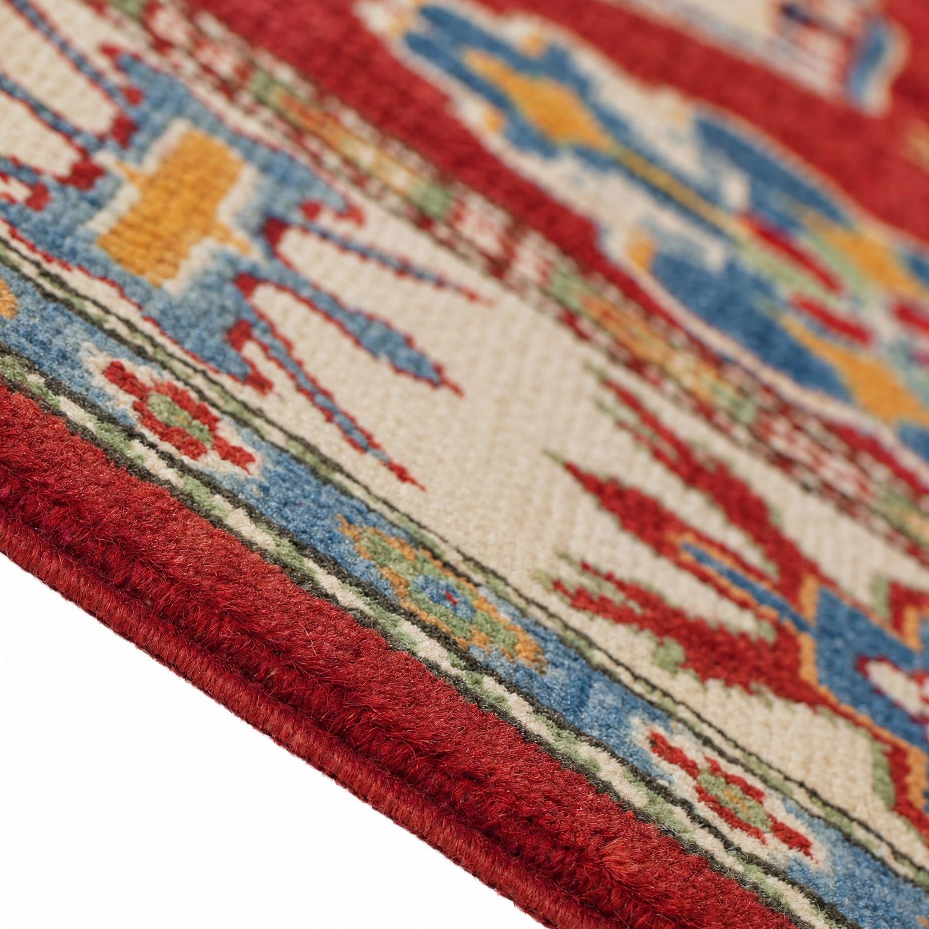 150cm x 220cm Handgeknüpft Kazak Teppich