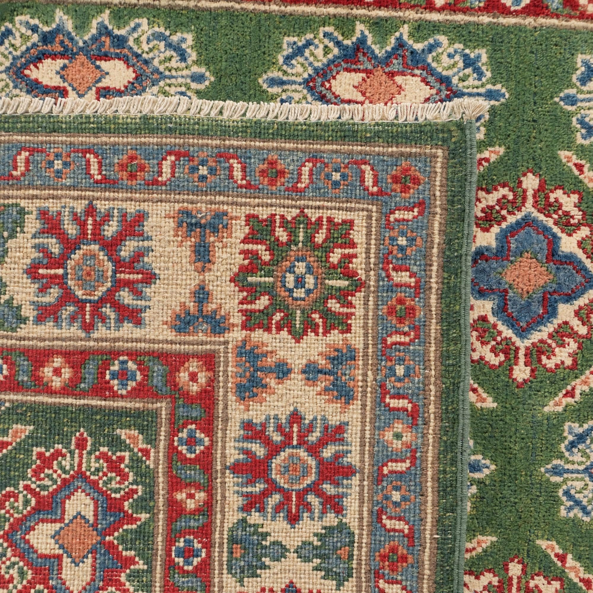 120cm x 185cm Noué main Kazak Tapis