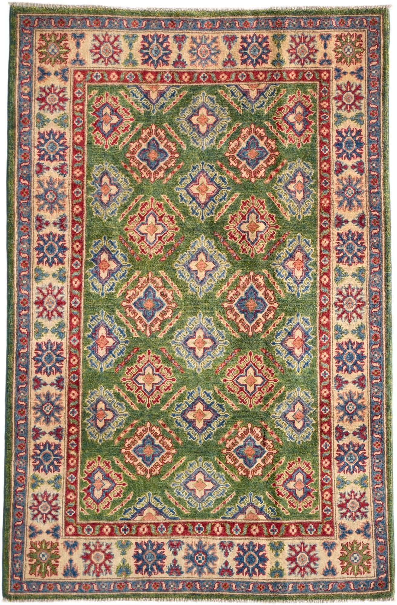 Detail image 2 of 10: 3' 11 x 6' Hand Knotted Kazak Rug