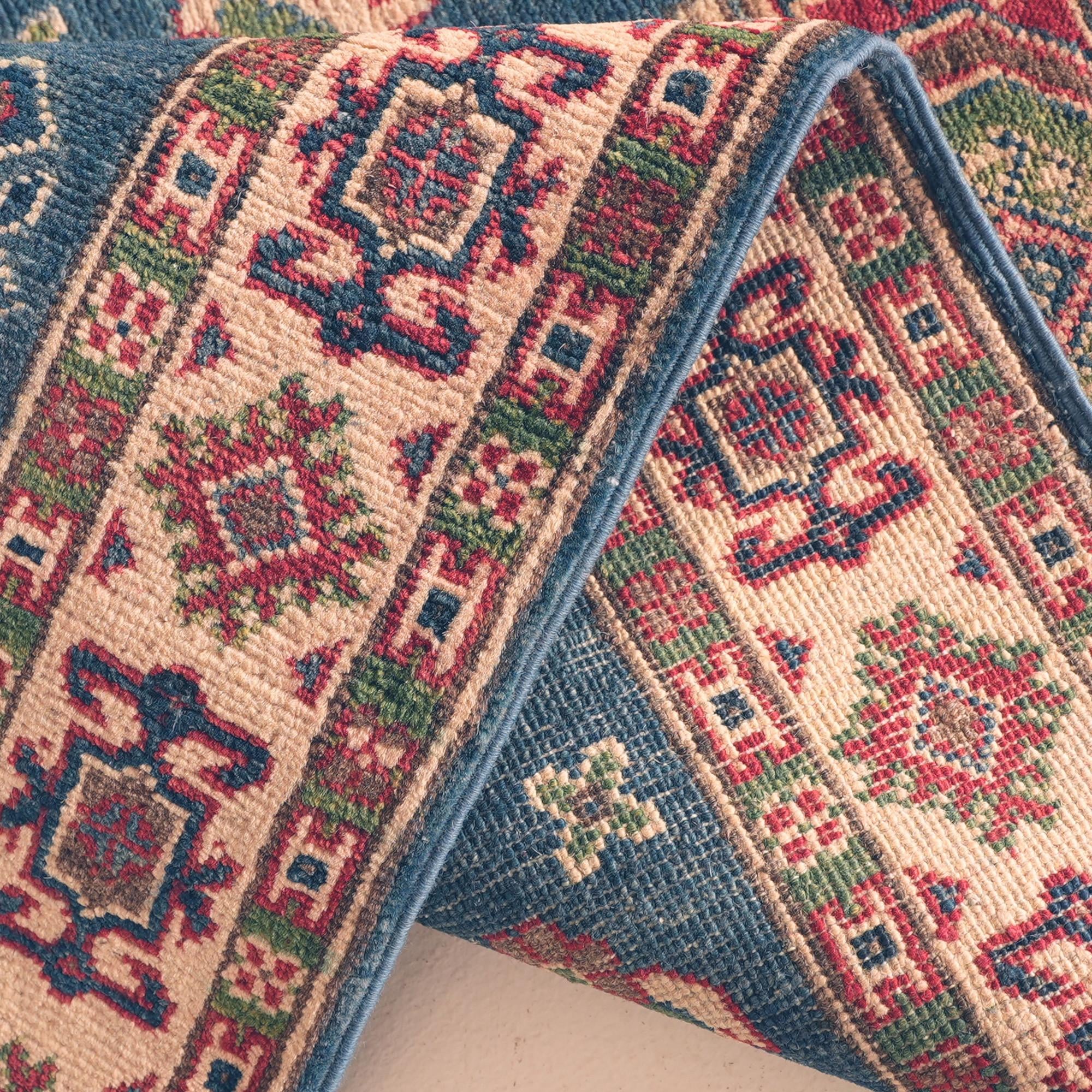 Detail image 8 of 10: 2' 7 x 4' 2 Hand Knotted Kazak Rug