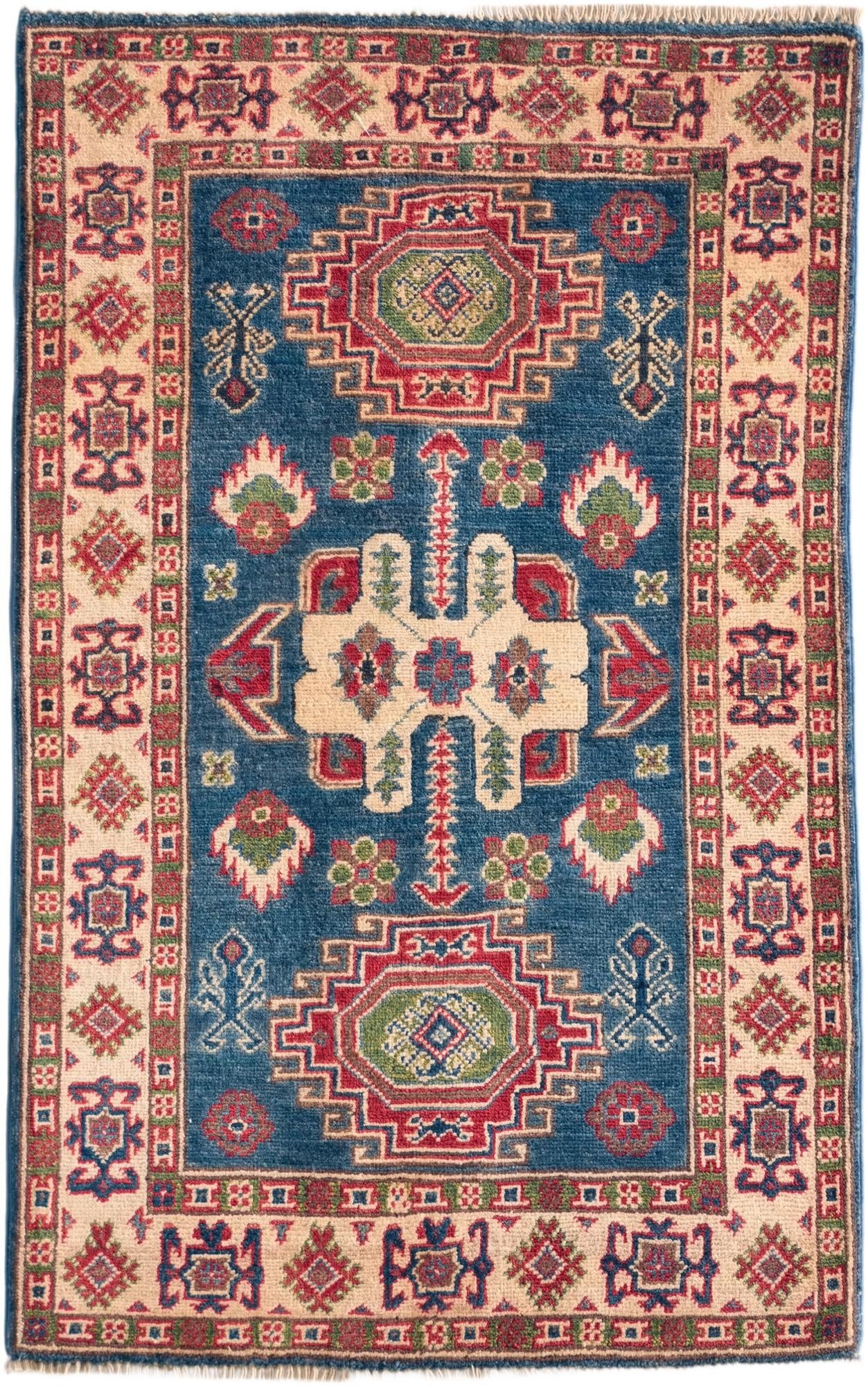 2' 7 x 4' 2 Hand Knotted Kazak Rug