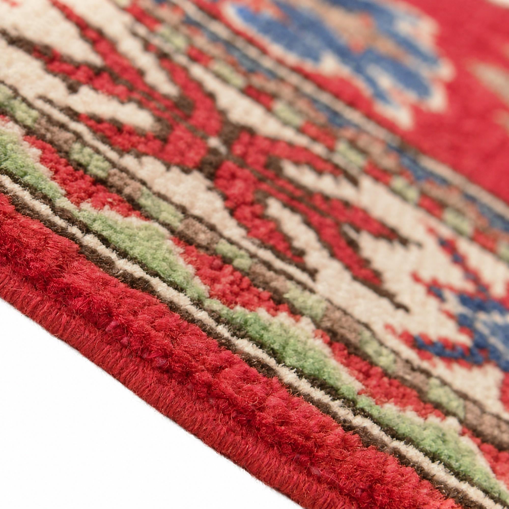 105cm x 165cm Hand Knotted Kazak Rug