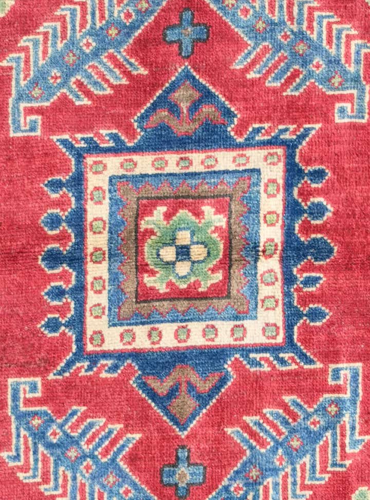 3' 5 x 5' 5 Hand Knotted Kazak Rug