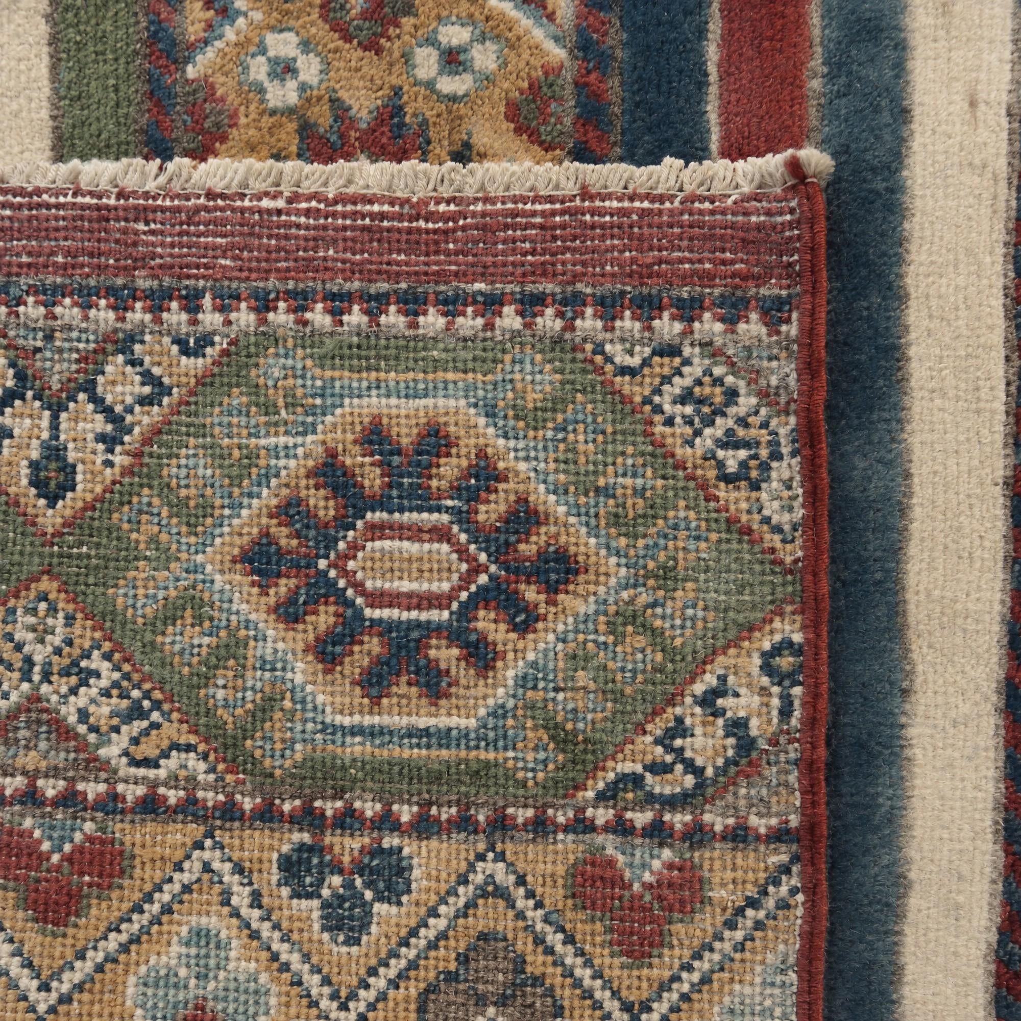 100cm x 150cm Hand Knotted Kazak Rug
