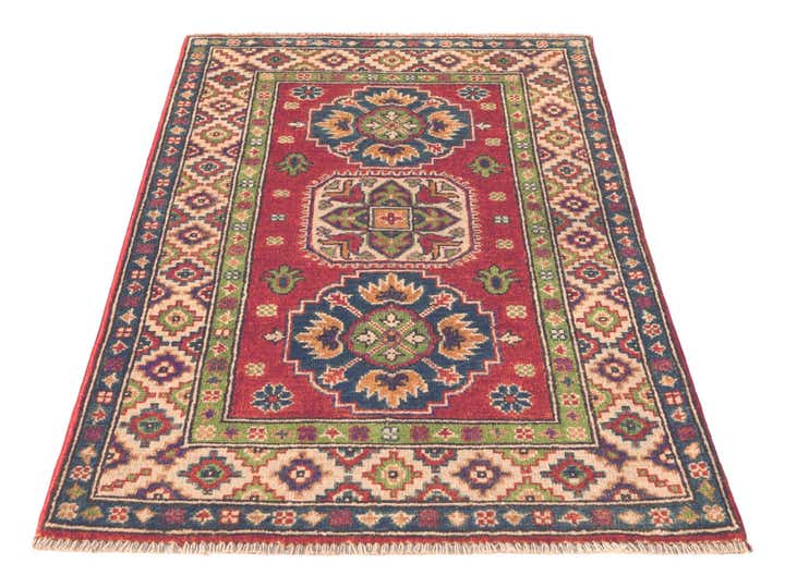 2' 7 x 4' 1 Hand Knotted Kazak Rug