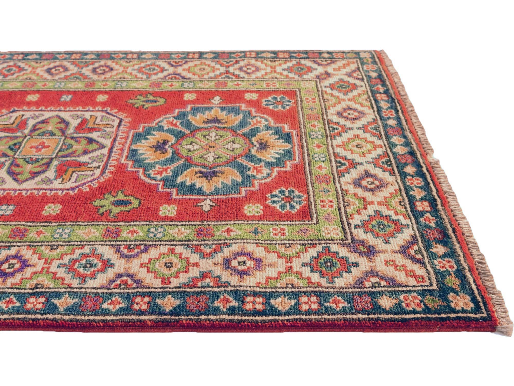 2' 7 x 4' 1 Hand Knotted Kazak Rug