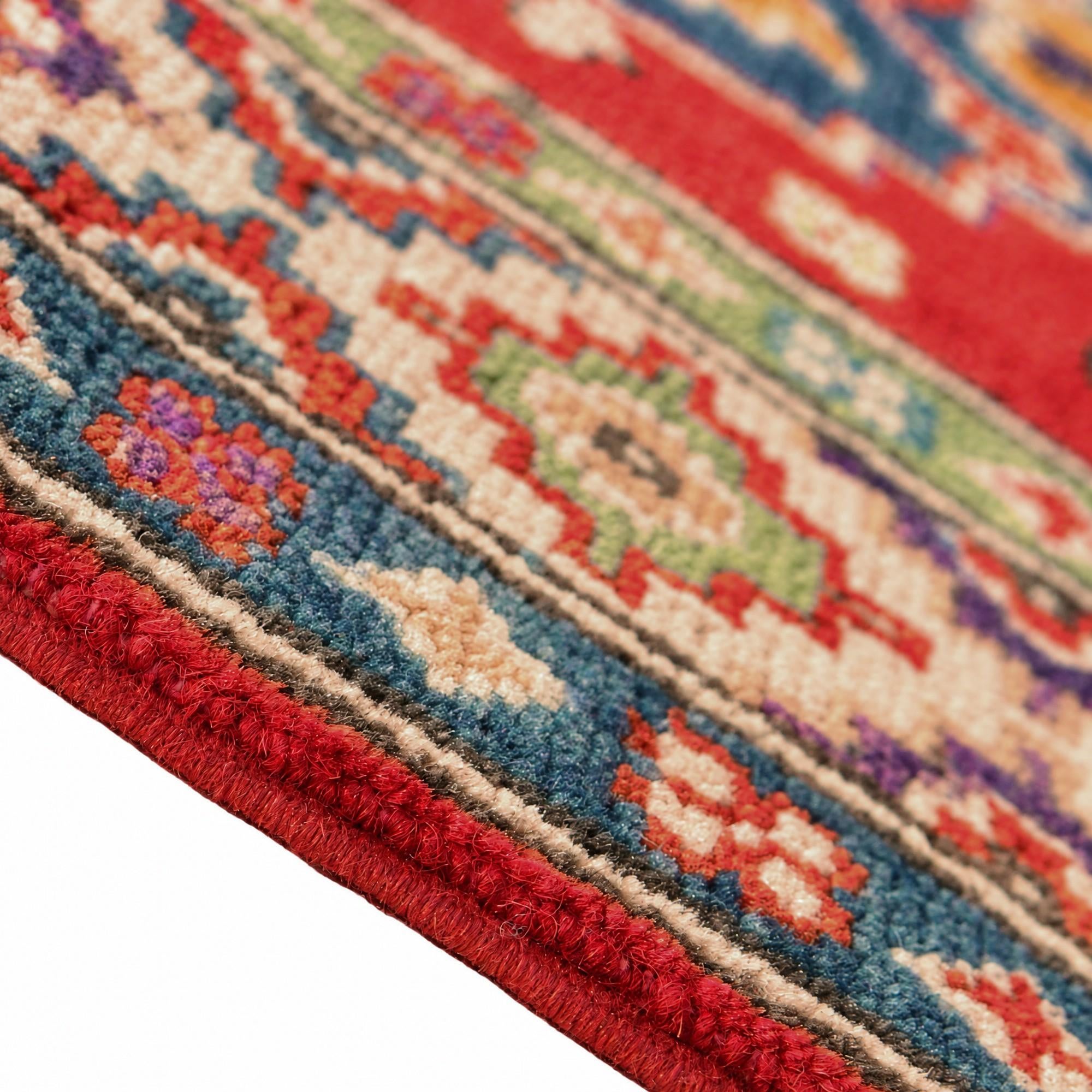 Detail image 7 of 11: 2' 7 x 4' 1 Hand Knotted Kazak Rug