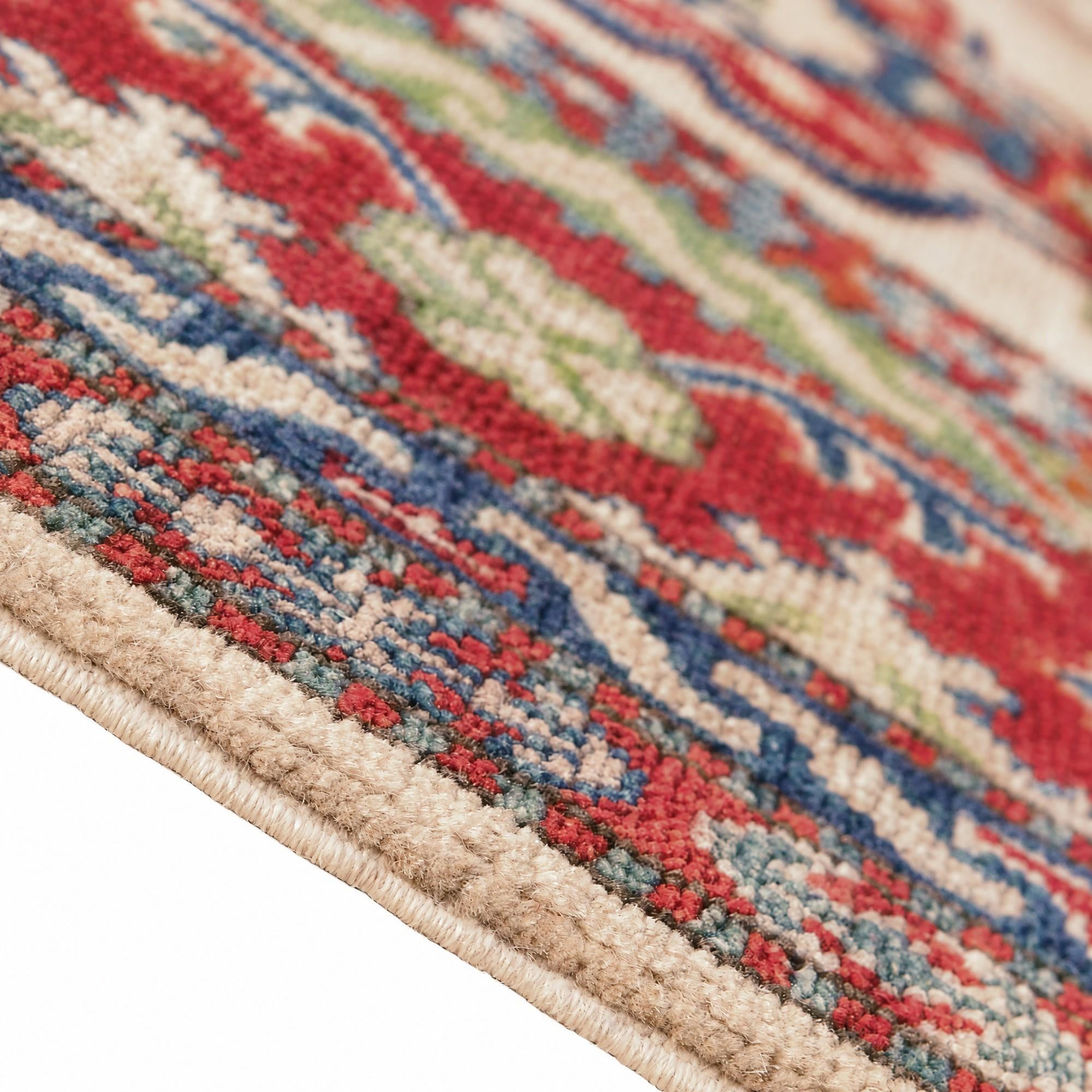 6' 1 x 8' 9 Hand Knotted Kazak Rug
