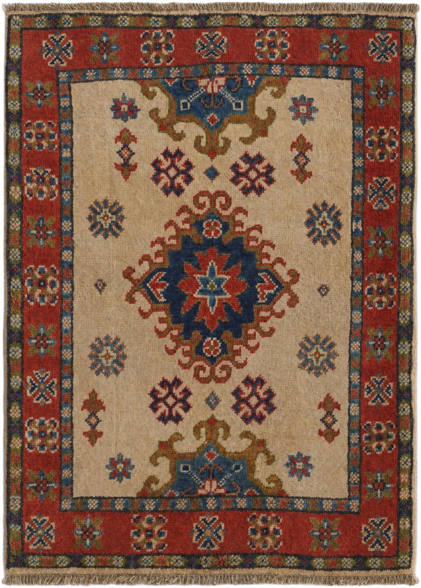2' 1 x 2' 11 Hand Knotted Kazak Rug