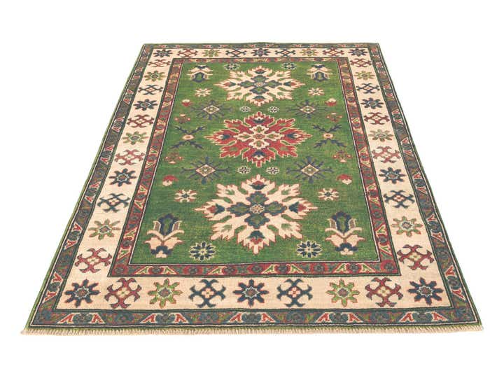 3' 11 x 5' 11 Hand Knotted Kazak Rug