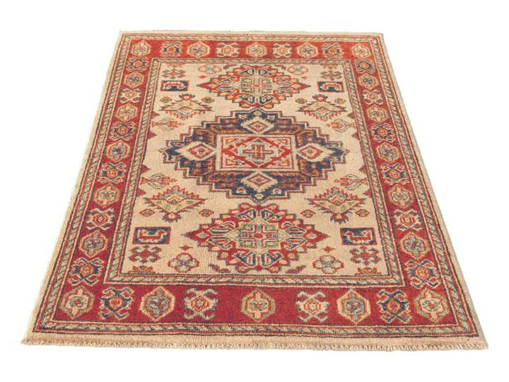 2' 7 x 3' 11 Hand Knotted Kazak Rug