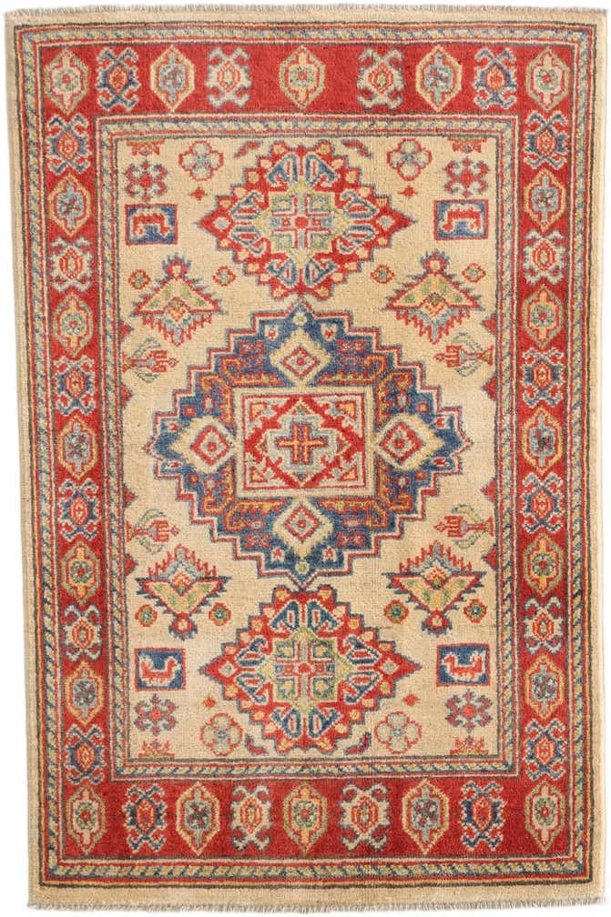 2' 7 x 3' 11 Hand Knotted Kazak Rug