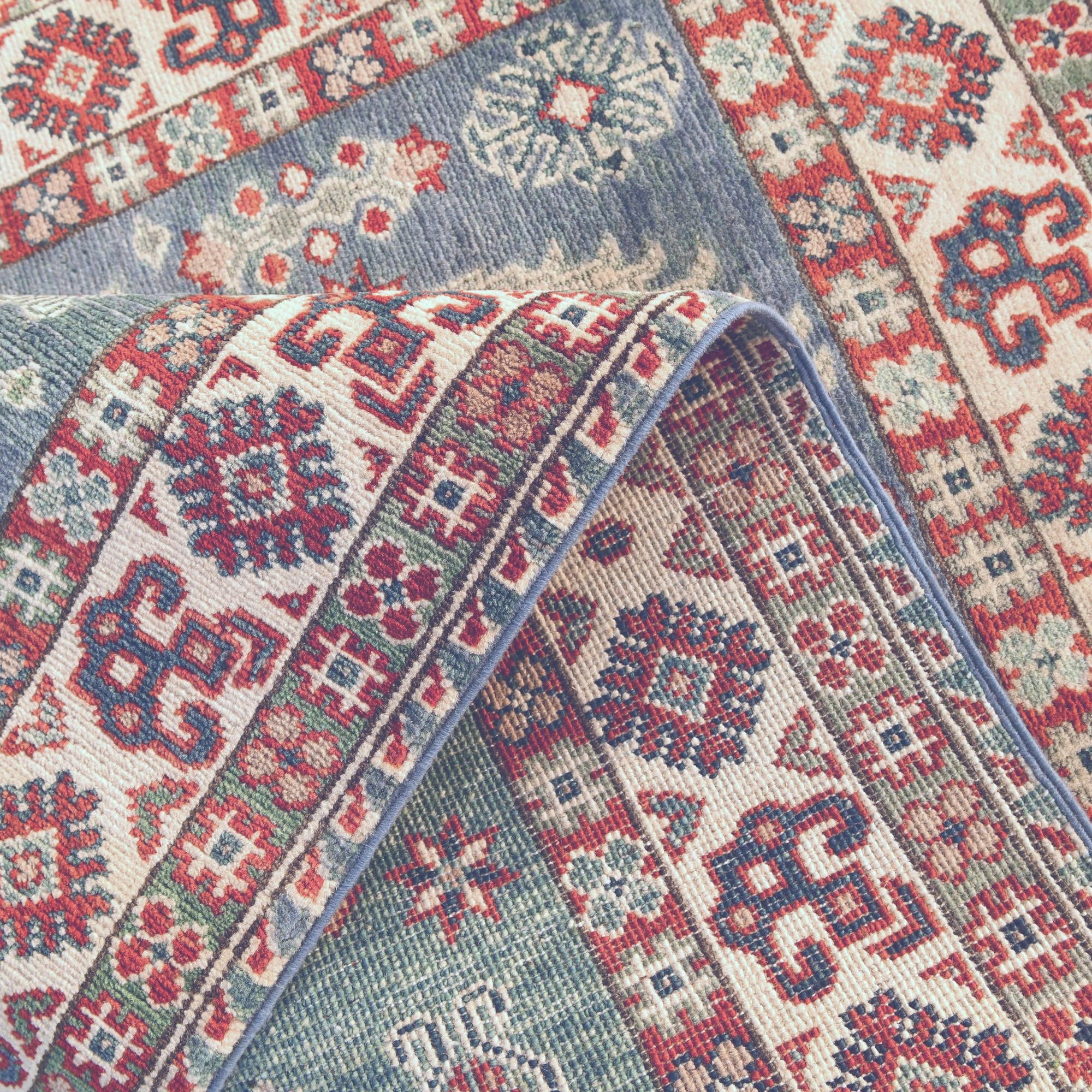 3' 5 x 5' Hand Knotted Kazak Rug