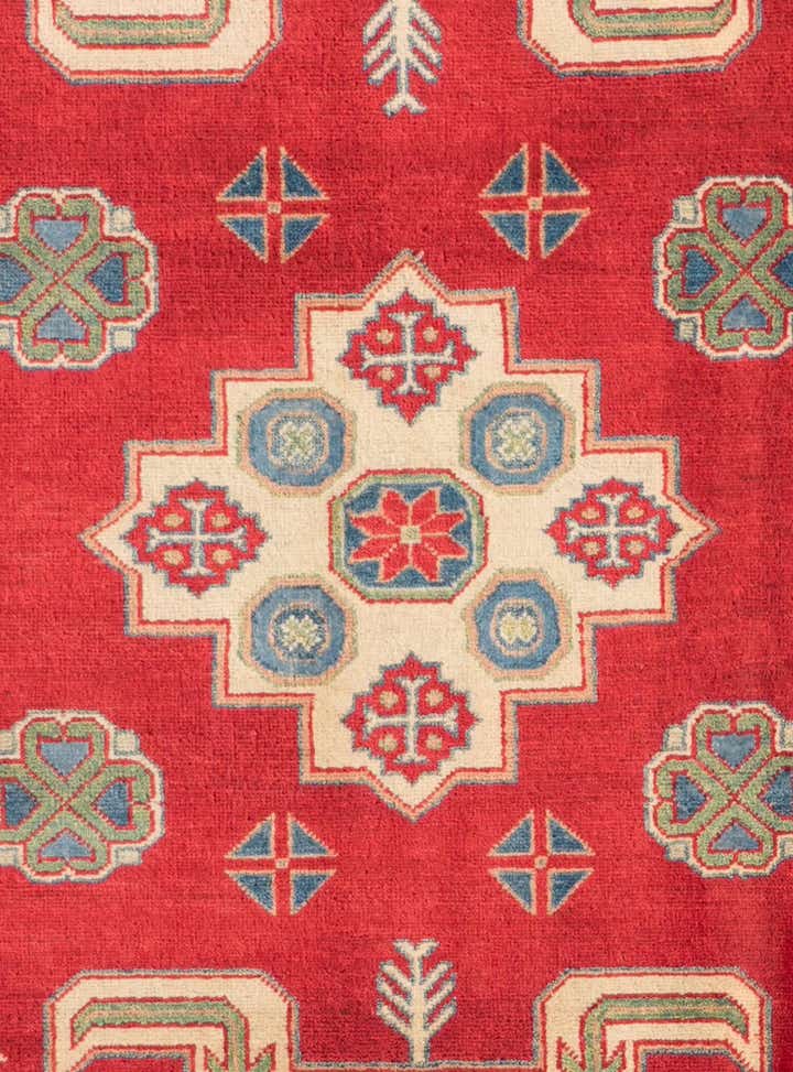 6' 8 x 9' 9 Hand Knotted Kazak Rug