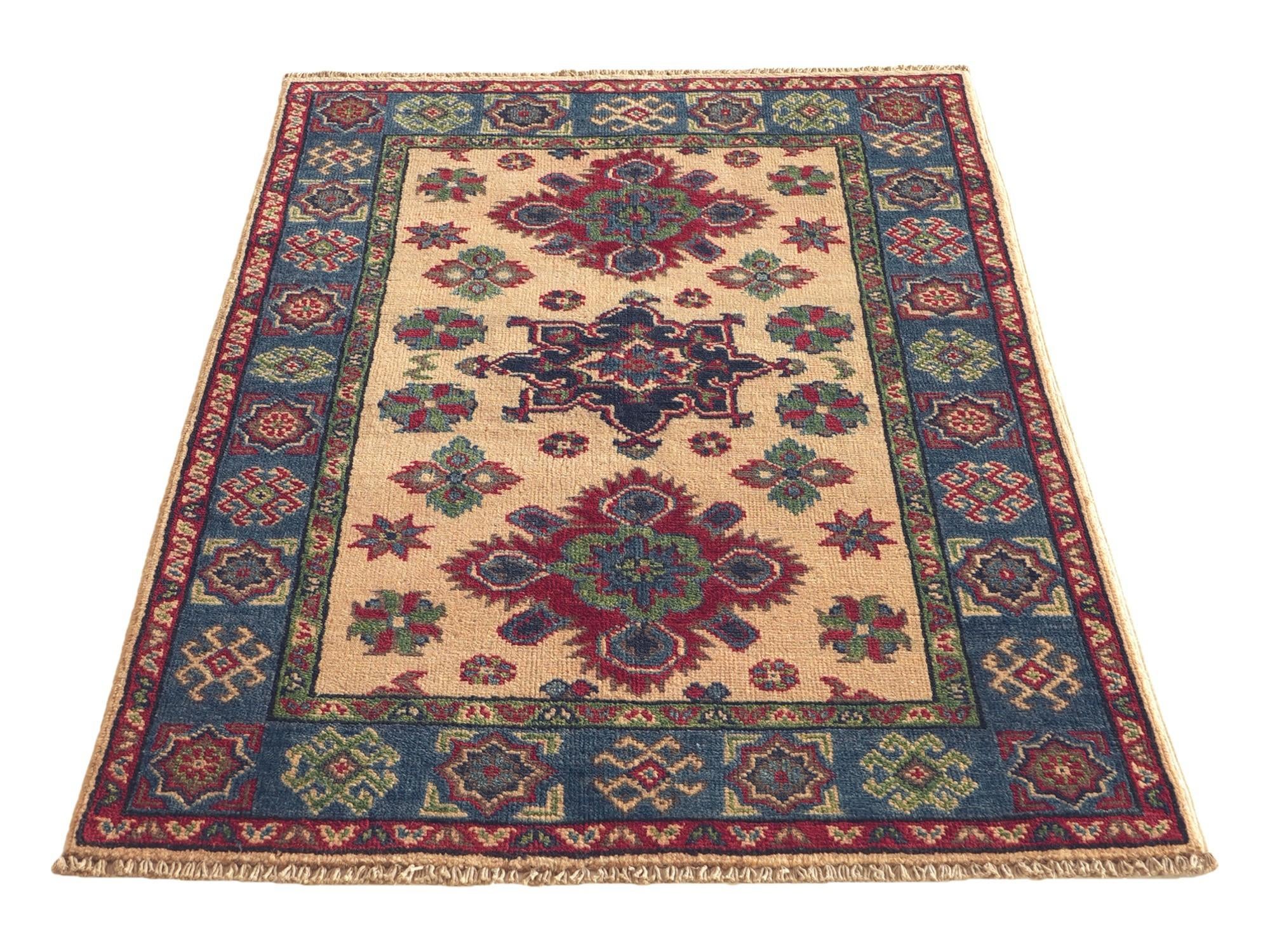 Detail image 5 of 10: 2' 7 x 4' Hand Knotted Kazak Rug