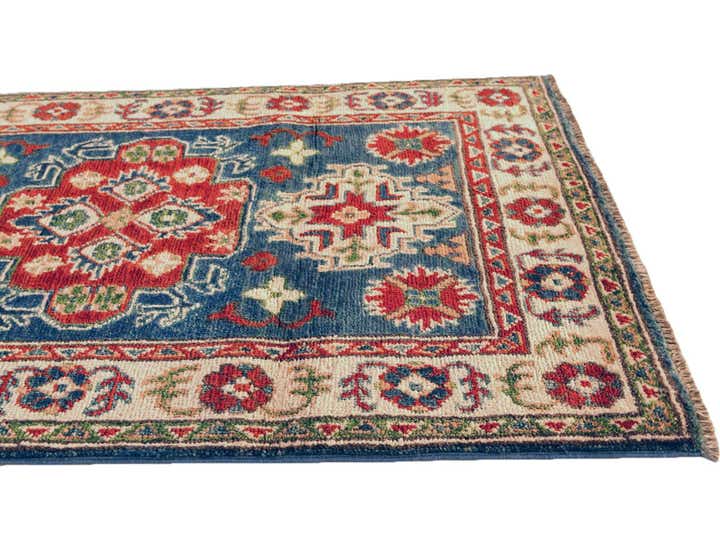 80cm x 120cm Handgeknüpft Kazak Teppich