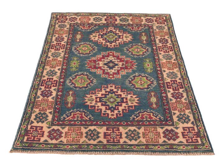 2' 8 x 4' 1 Hand Knotted Kazak Rug