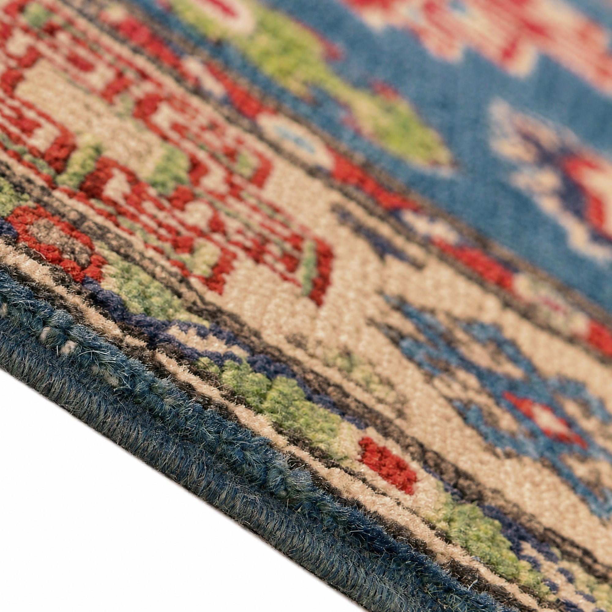 80cm x 125cm Hand Knotted Kazak Rug