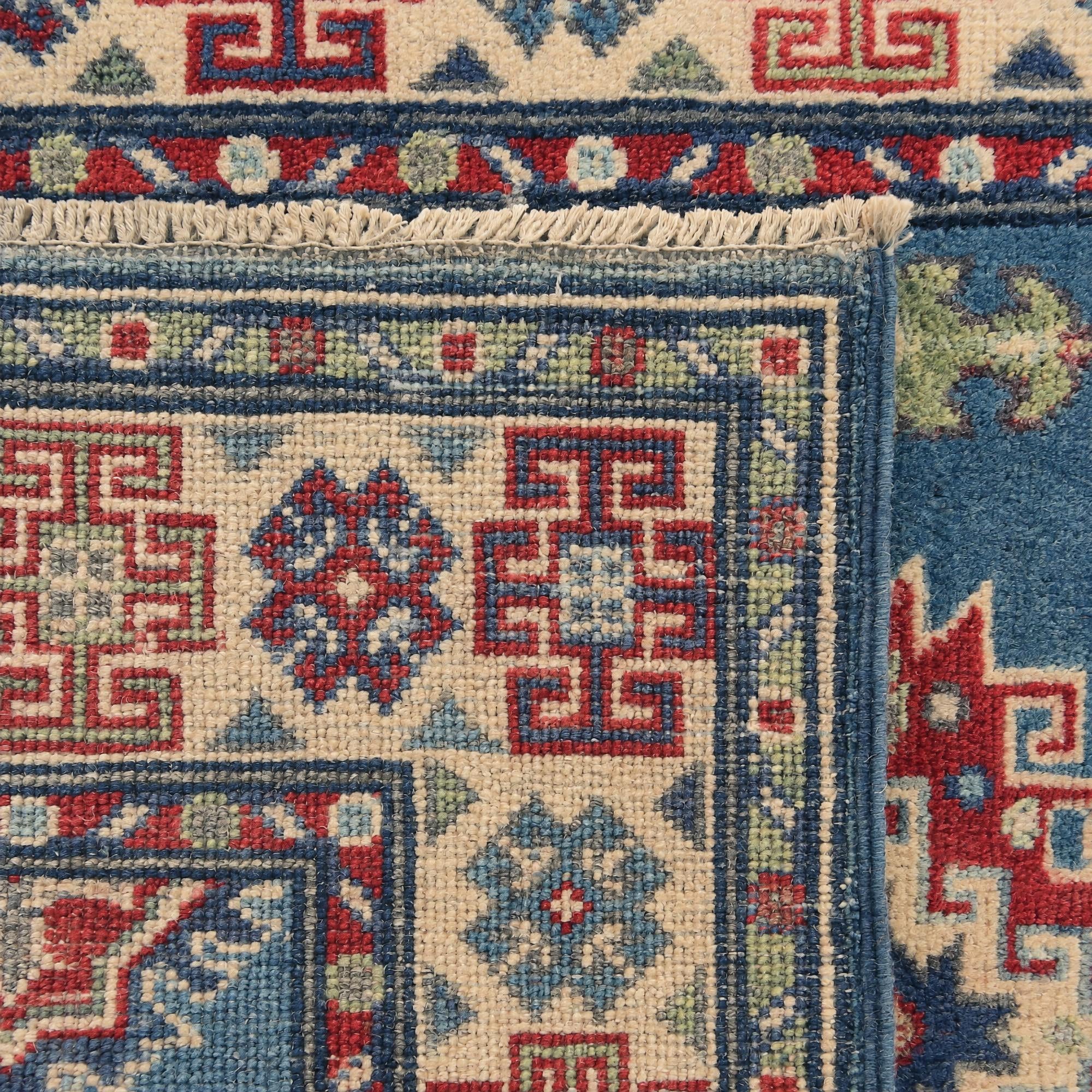 80cm x 125cm Hand Knotted Kazak Rug
