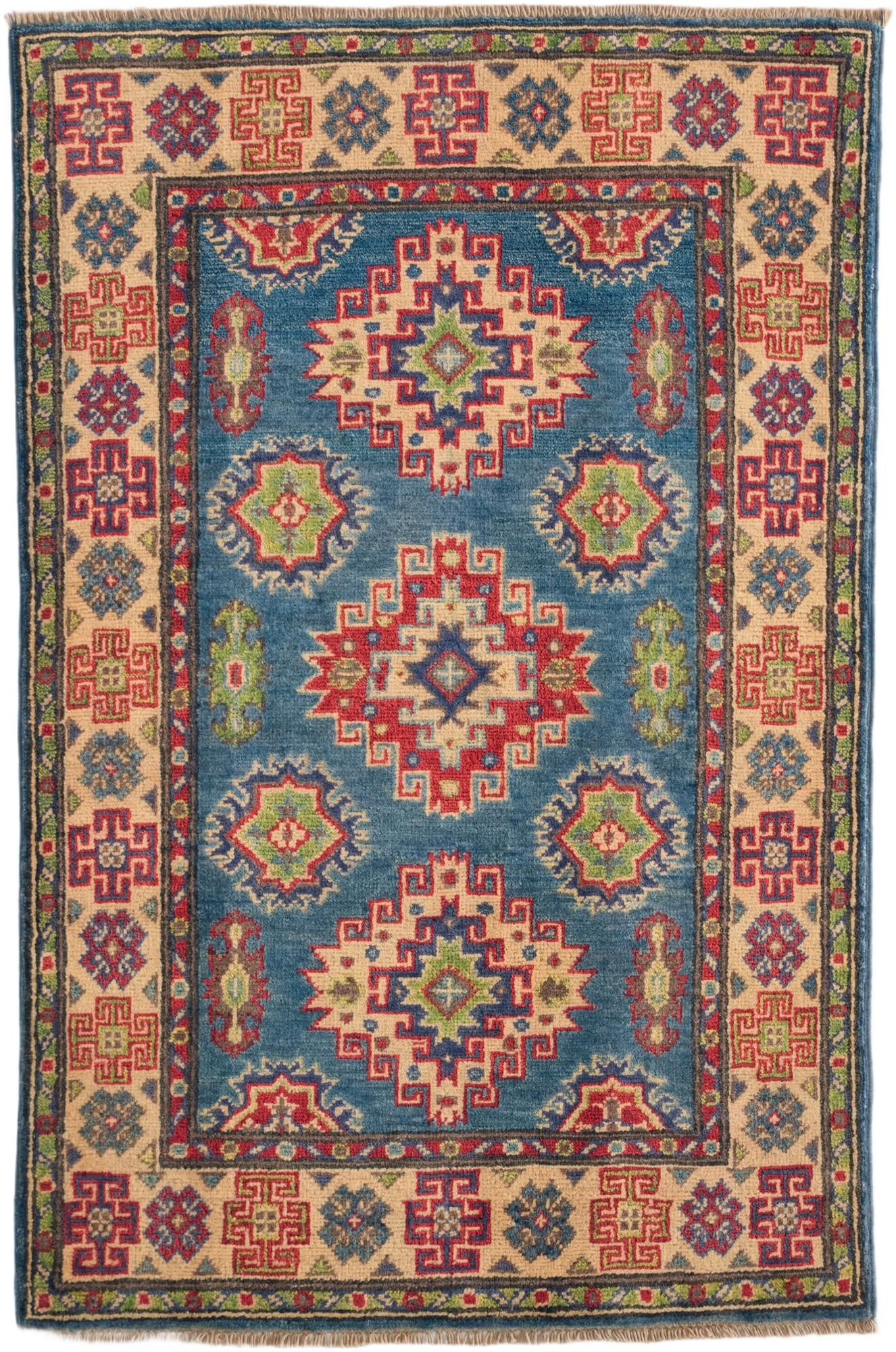 2' 8 x 4' 1 Hand Knotted Kazak Rug