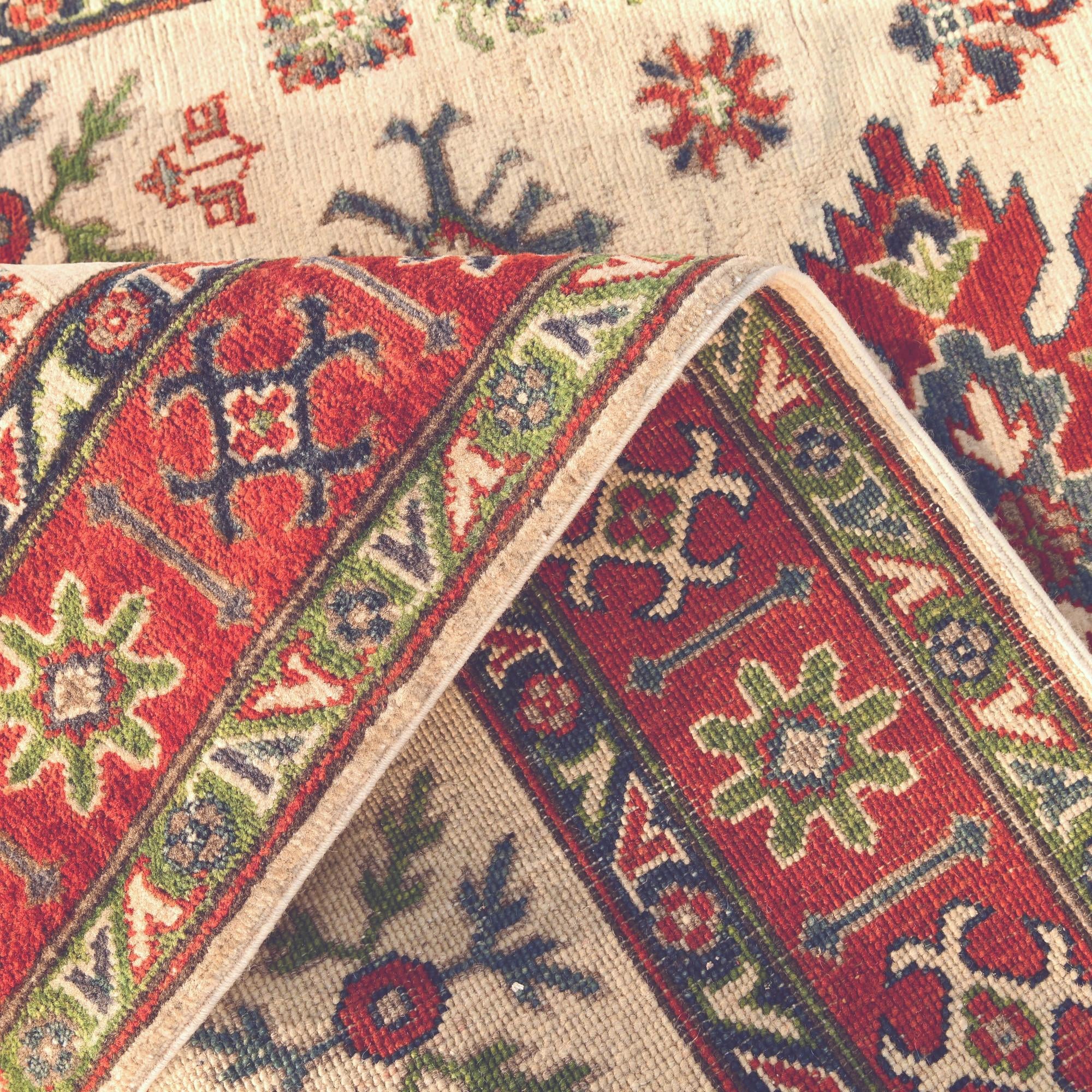 4' x 5' 11 Hand Knotted Kazak Rug