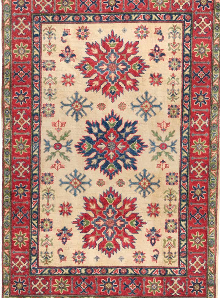 4' x 5' 11 Hand Knotted Kazak Rug