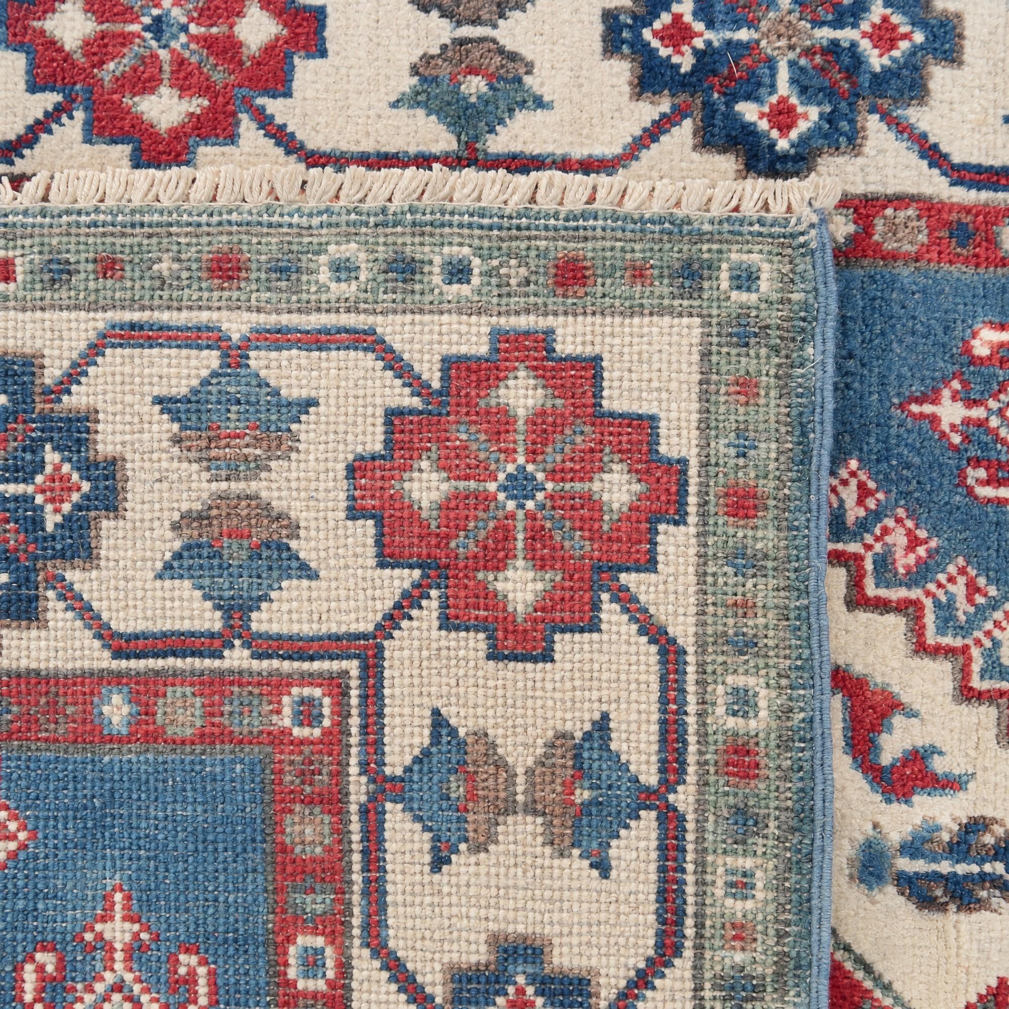 100cm x 155cm Hand Knotted Kazak Rug