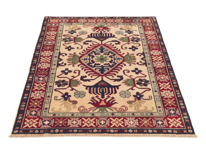 3' 7 x 5' Hand Knotted Kazak Rug
