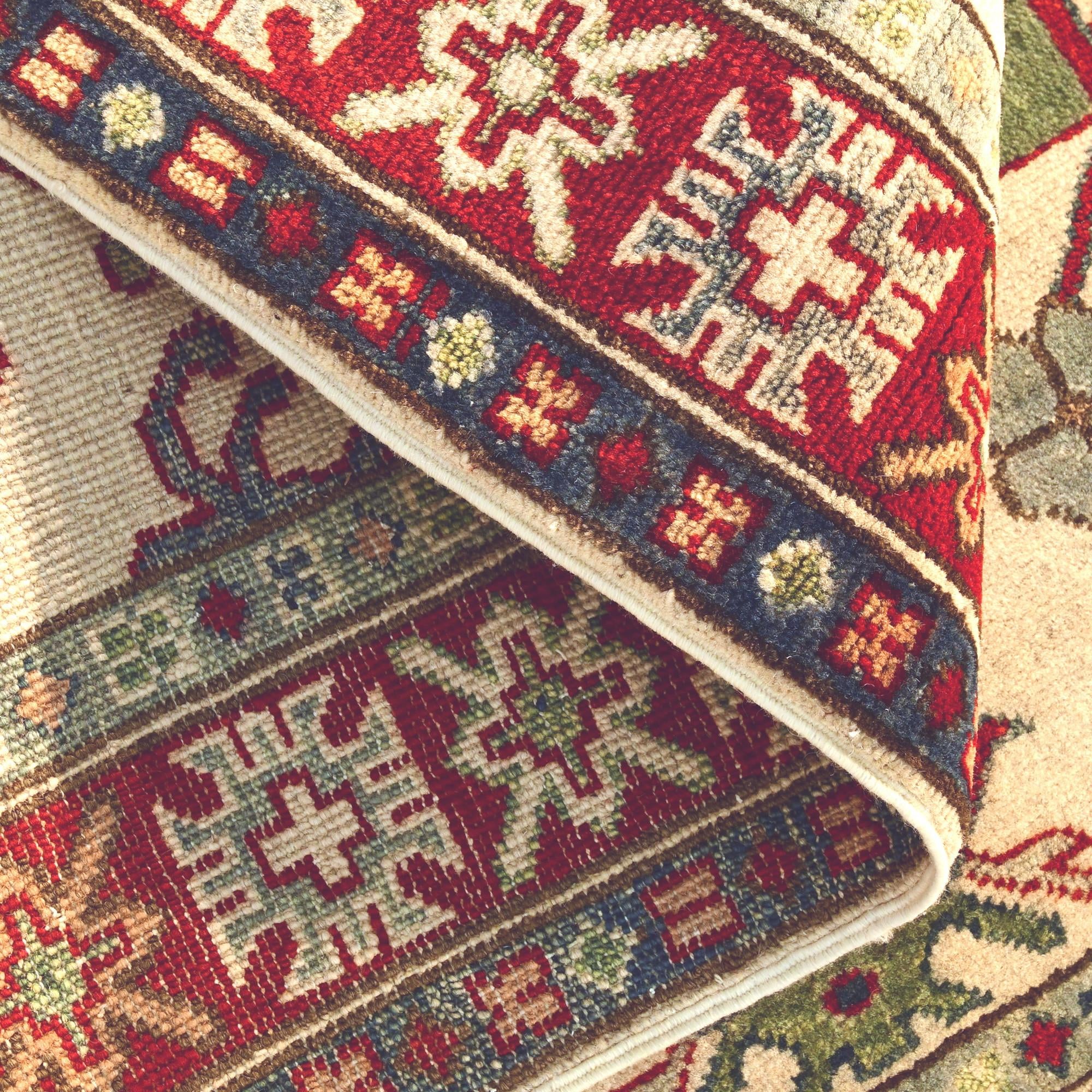 3' 7 x 5' Hand Knotted Kazak Rug