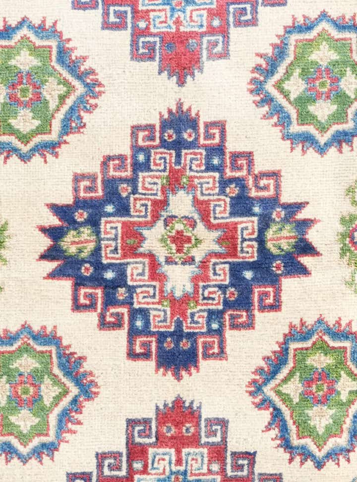 3' 3 x 4' 11 Hand Knotted Kazak Rug