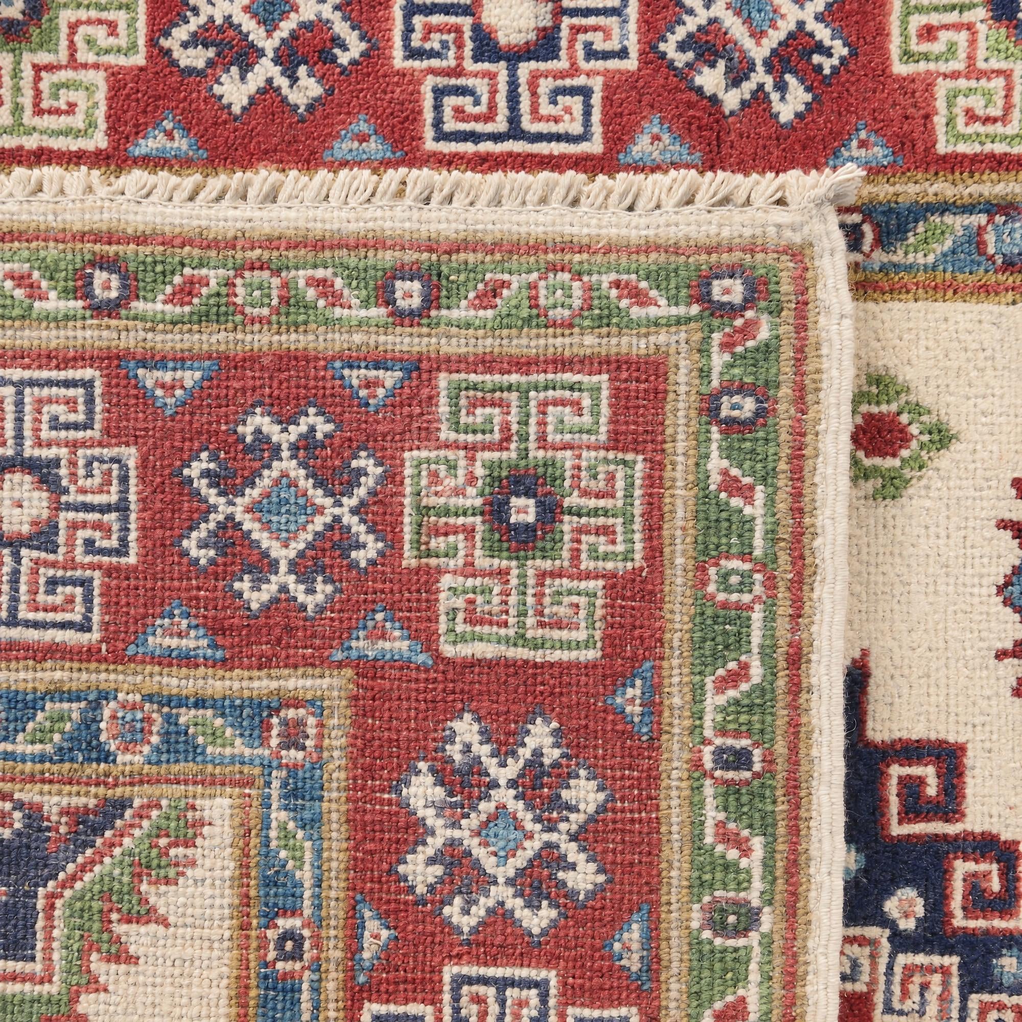 100cm x 150cm Hand Knotted Kazak Rug