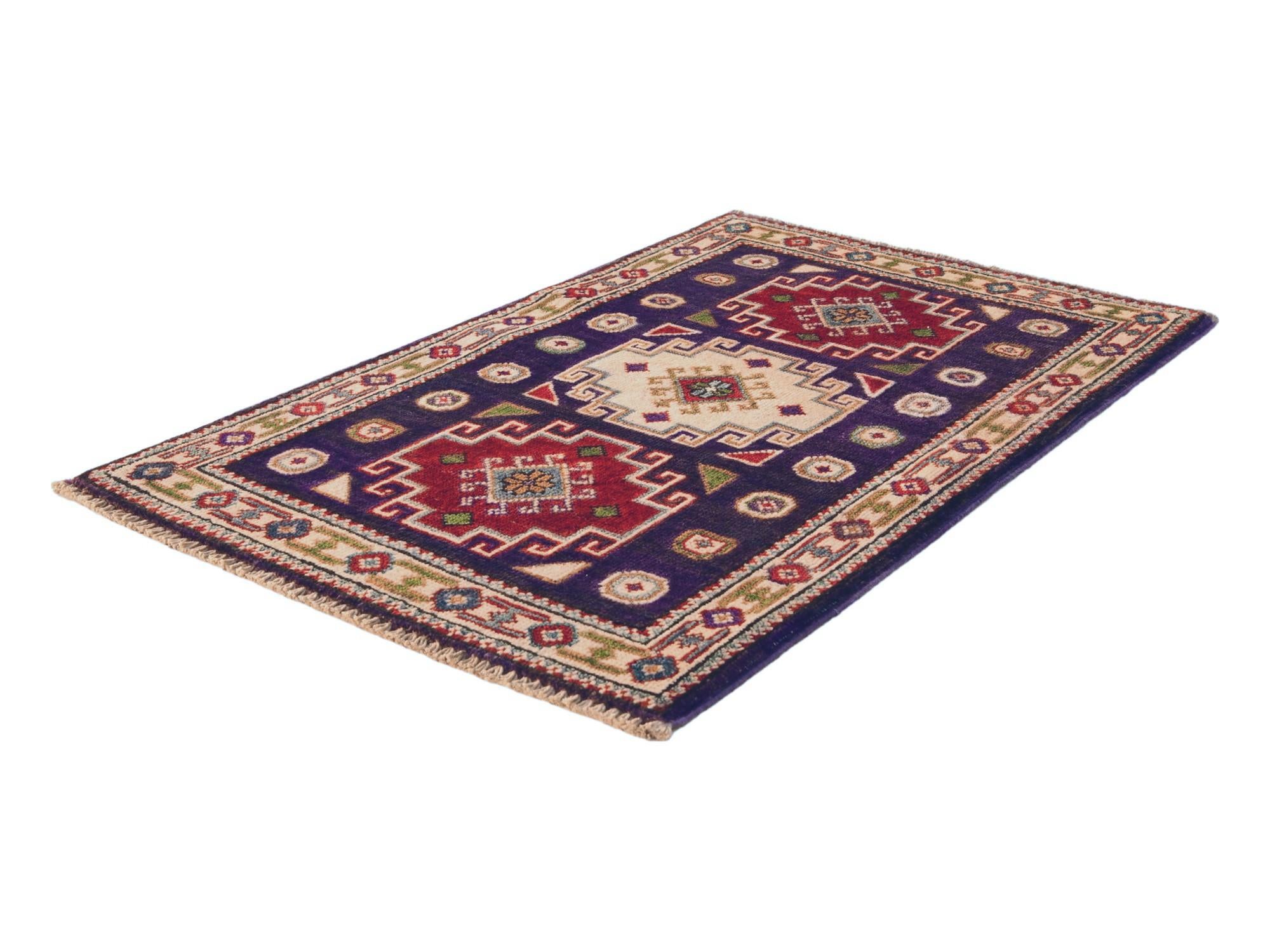 60cm x 95cm Hand Knotted Kazak Rug
