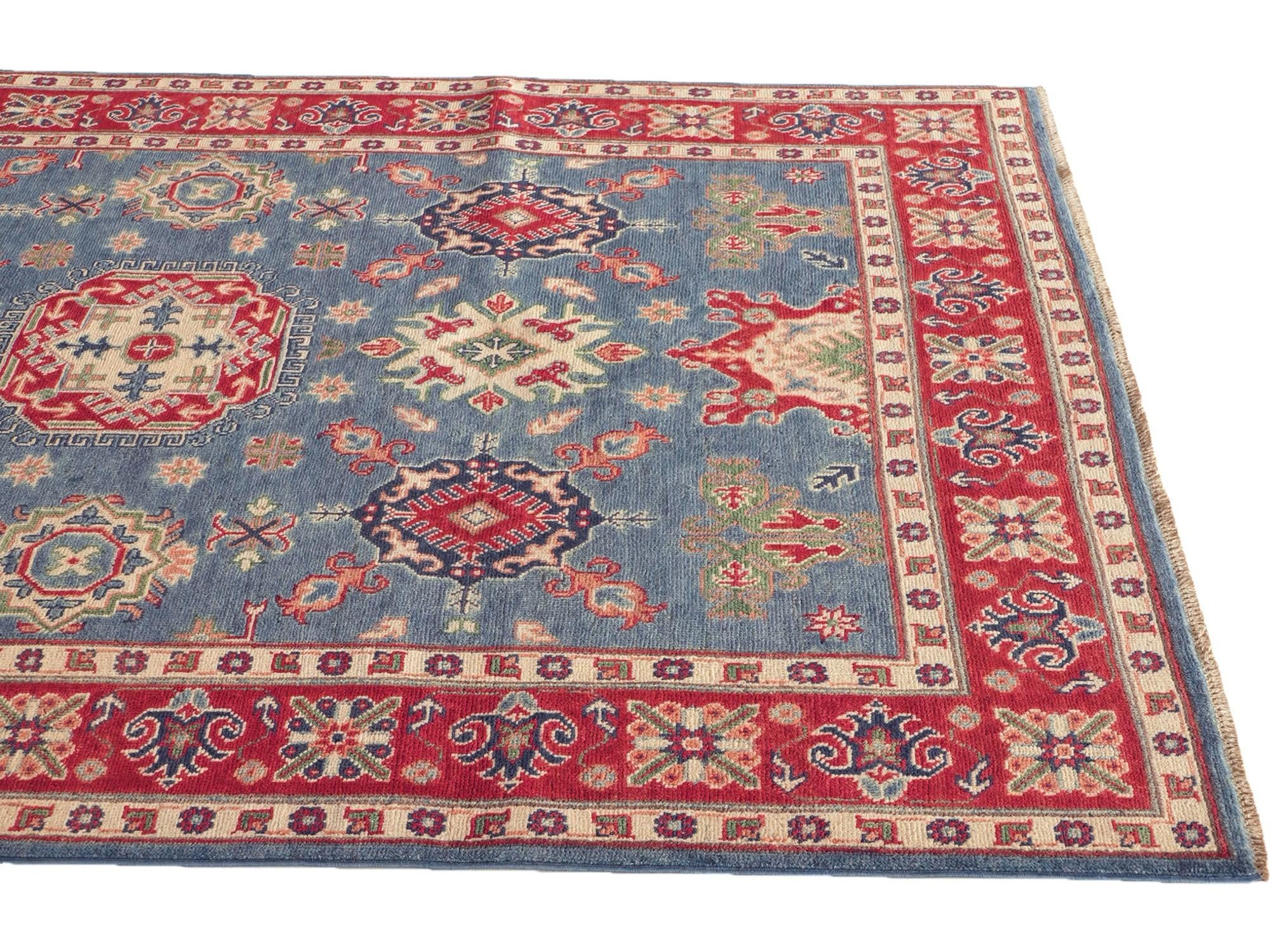 150cm x 200cm Hand Knotted Kazak Rug