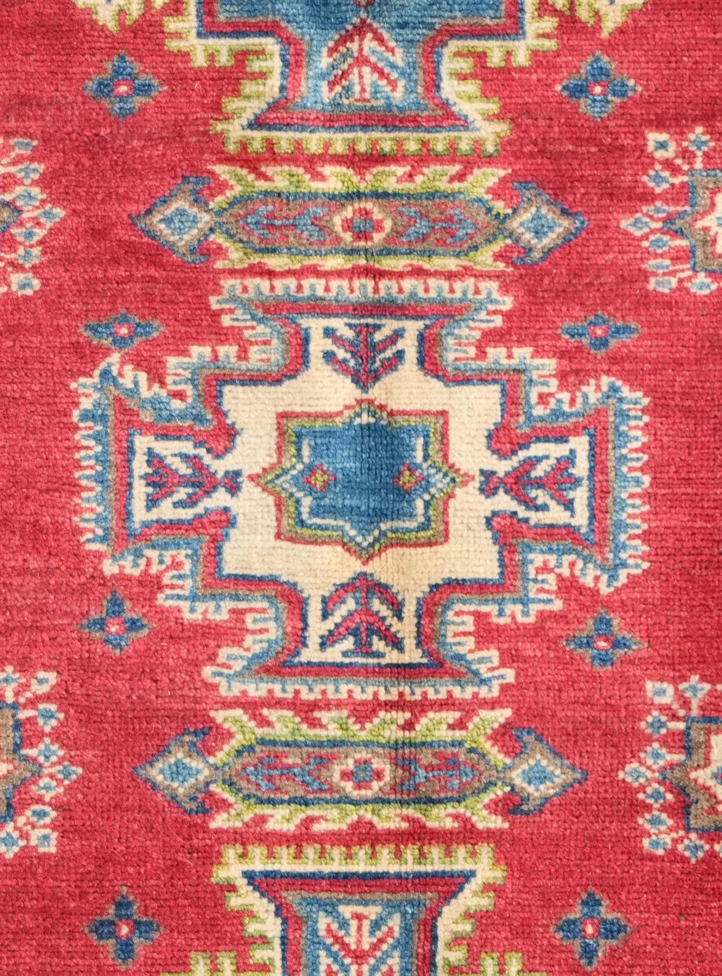 3' 1 x 4' 2 Hand Knotted Kazak Rug