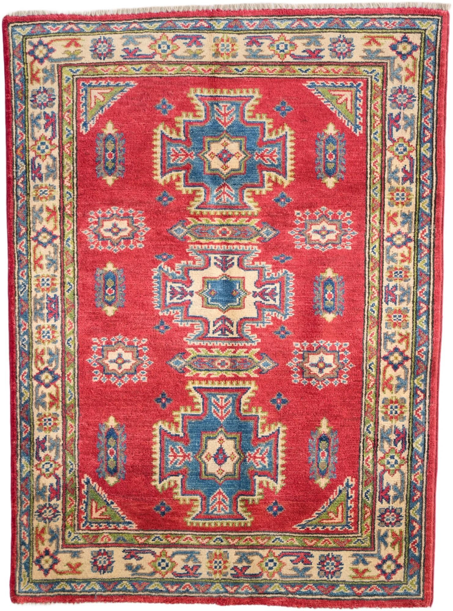 3' 1 x 4' 2 Hand Knotted Kazak Rug