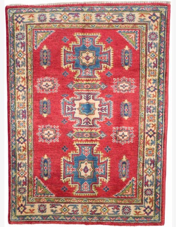 3' 1 x 4' 2 Hand Knotted Kazak Rug