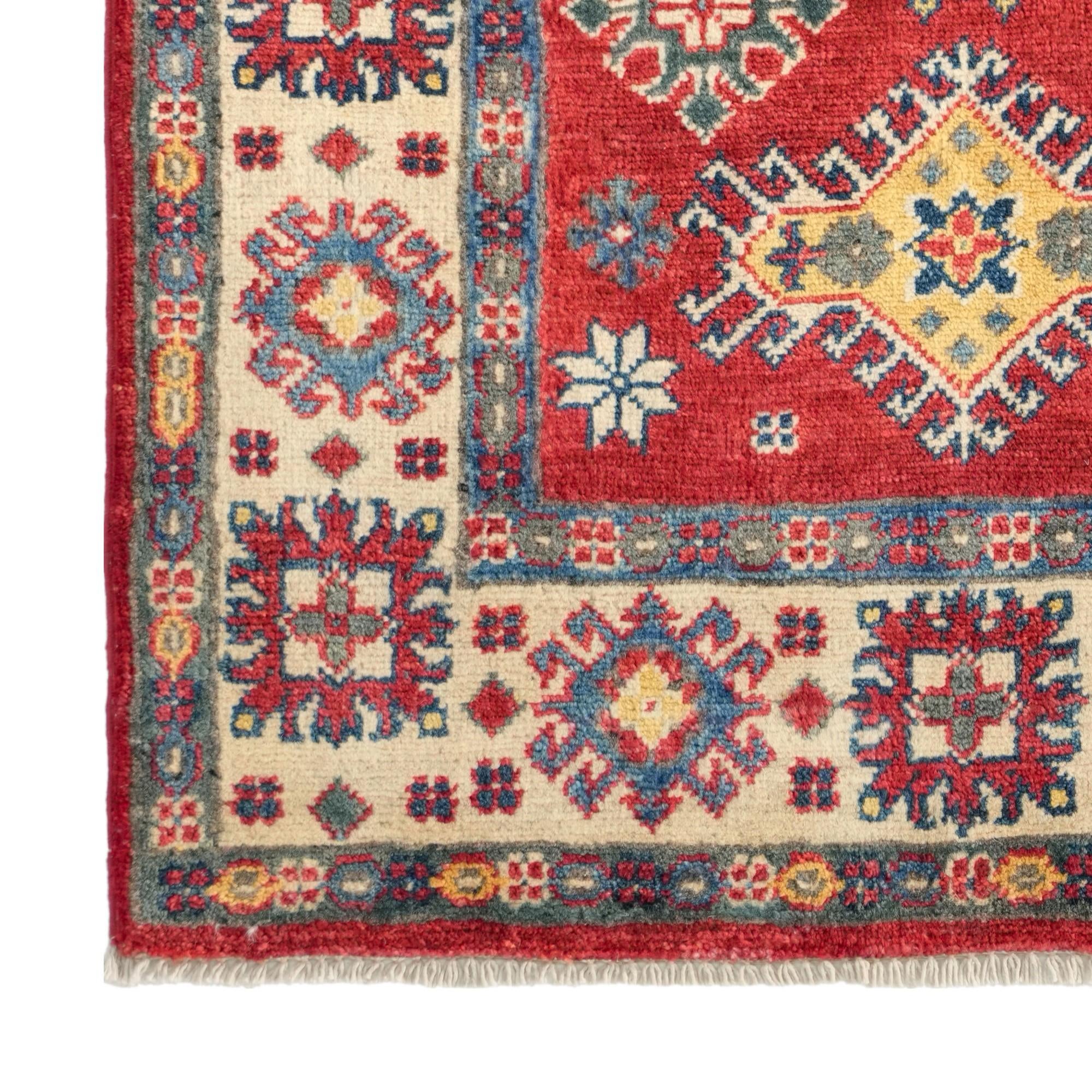85cm x 120cm Handgeknüpft Kazak Teppich