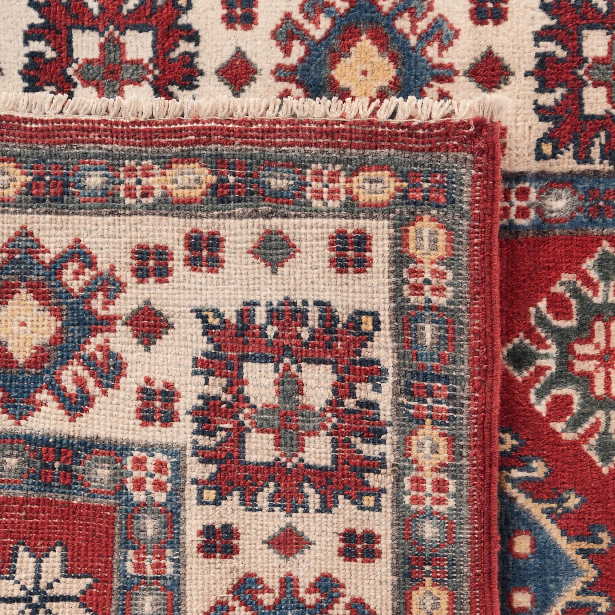 85cm x 120cm Handgeknüpft Kazak Teppich