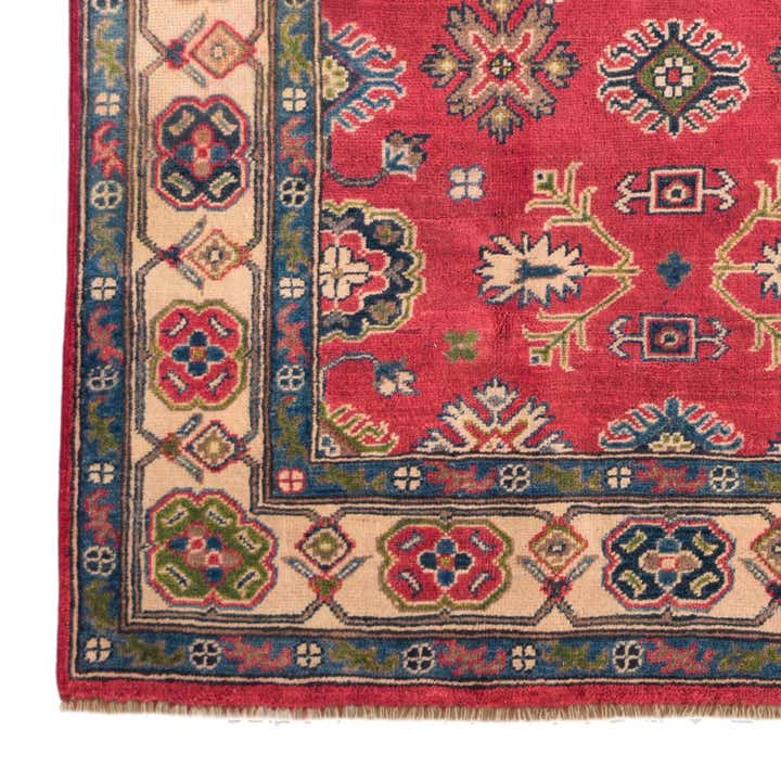 4' x 5' 9 Hand Knotted Kazak Rug