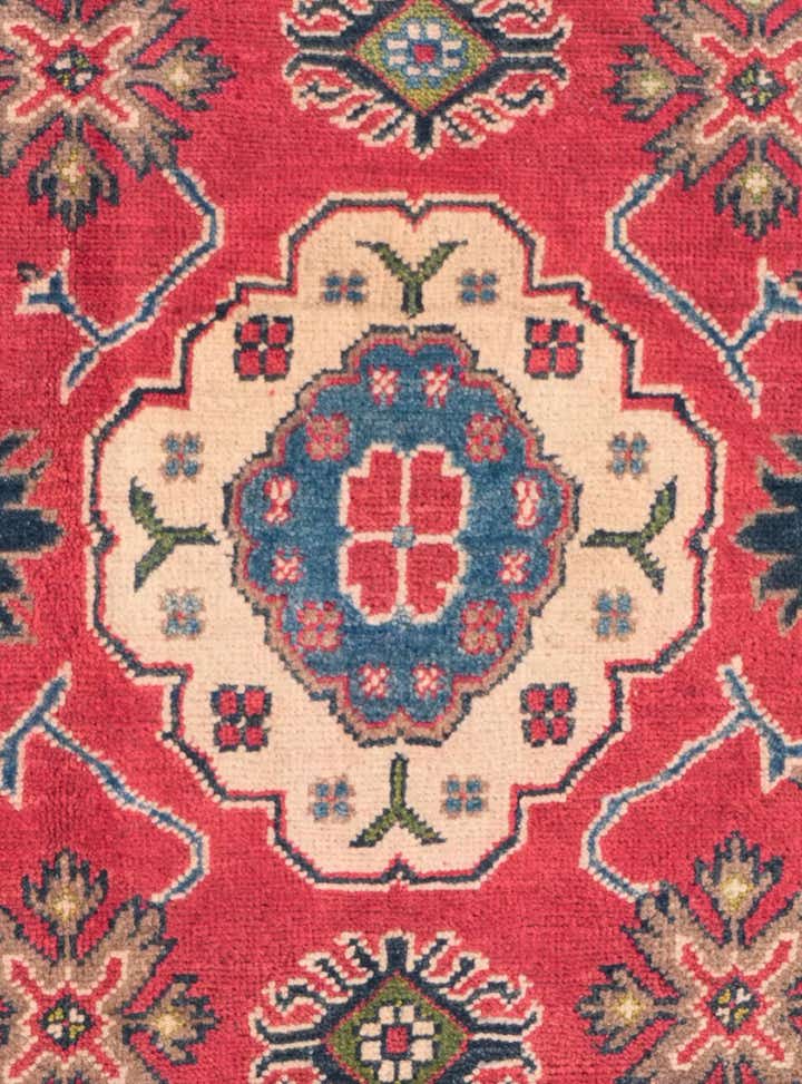 4' x 5' 9 Hand Knotted Kazak Rug