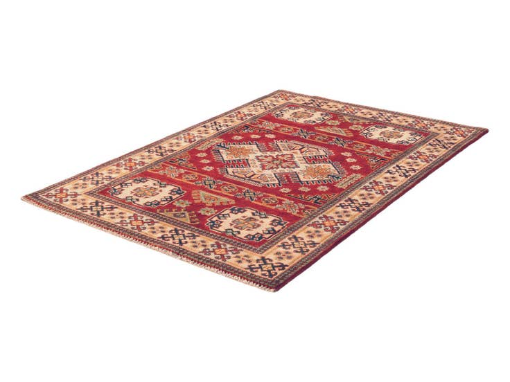 Detail image of 3' 5 x 4' 11 Hand Knotted Kazak Rug