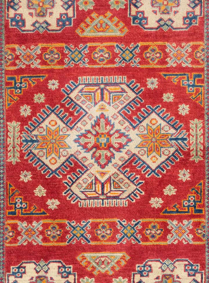 3' 5 x 4' 11 Hand Knotted Kazak Rug