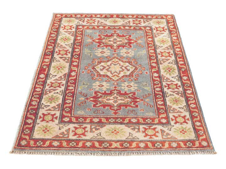 2' 10 x 4' Hand Knotted Kazak Rug