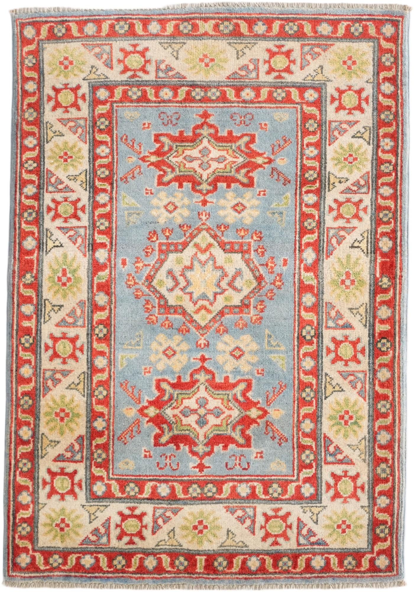 2' 10 x 4' Hand Knotted Kazak Rug