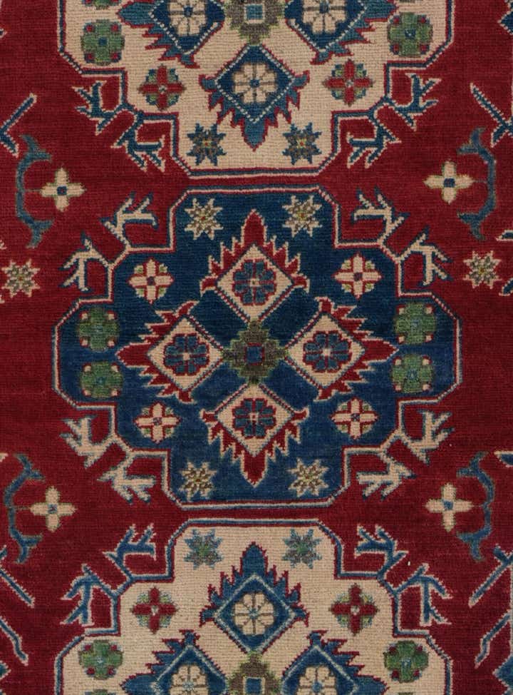 3' 5 x 4' 11 Hand Knotted Kazak Rug